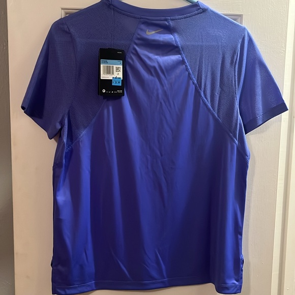 Nike Running Women’s Dry Fit Shirt Blue - Picture 3 of 5